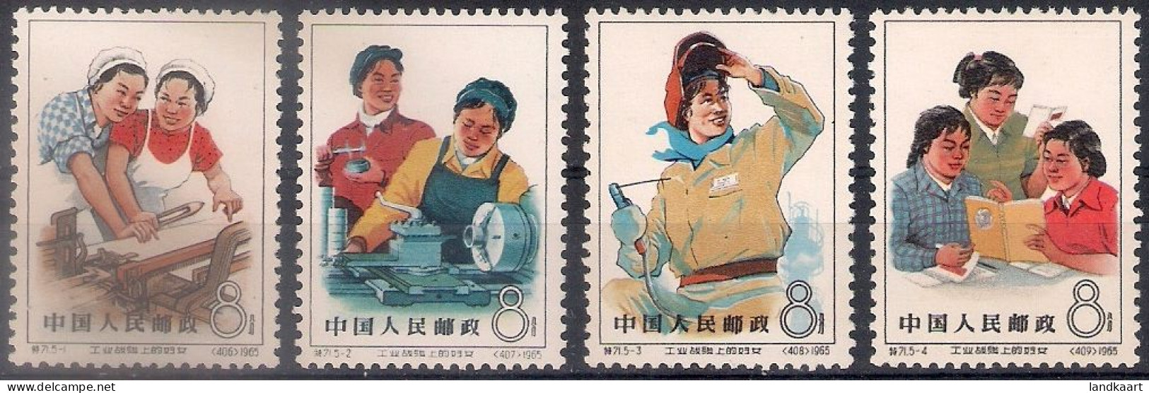 China 1965, Michel Nr 914-17, MNH OG - Ongebruikt