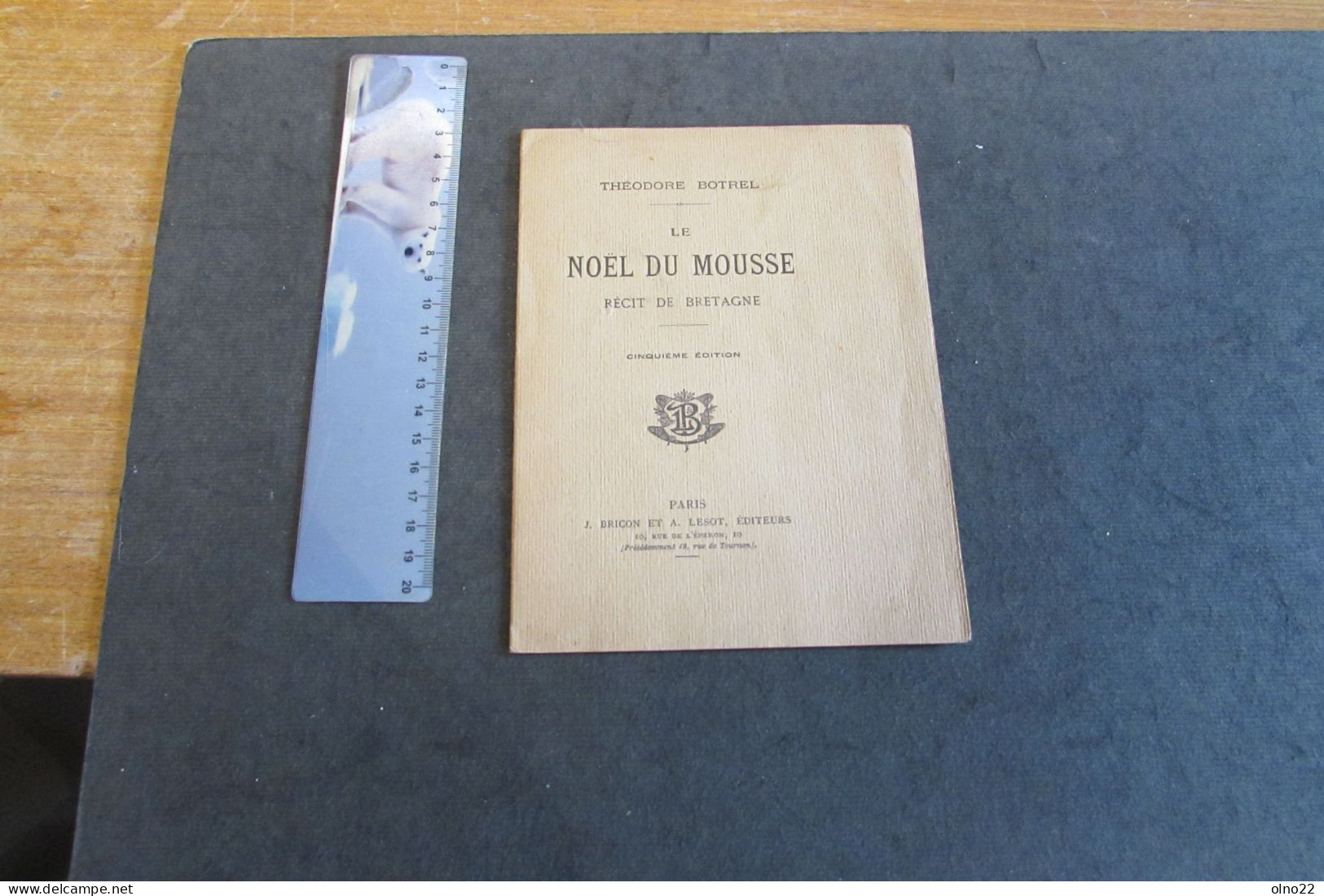 THEODORE BOTREL - LE  NOEL DU MOUSSE RECIT DE BRETAGNE - 5e/7e Edition - Paris Bricon Lesot Editeurs - Autori Francesi