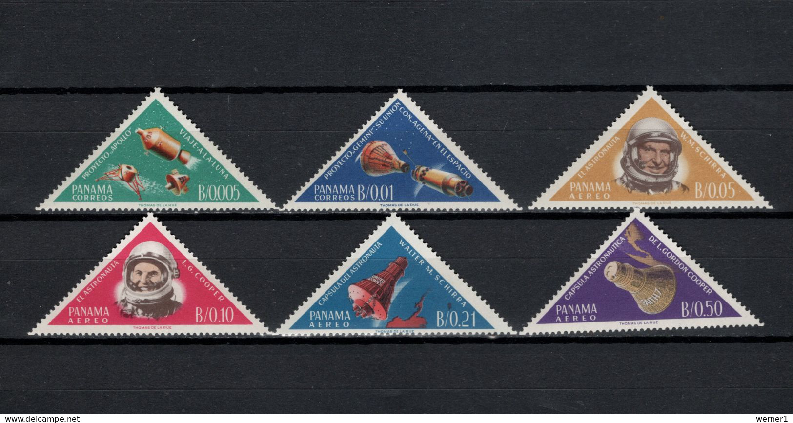 Panama 1964 Space, Set Of 6 MNH - Nordamerika