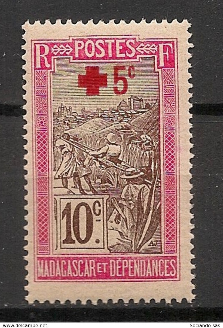 MADAGASCAR - 1915 - N°YT. 121 - Croix Rouge - Neuf Luxe ** / MNH / Postfrisch - Neufs