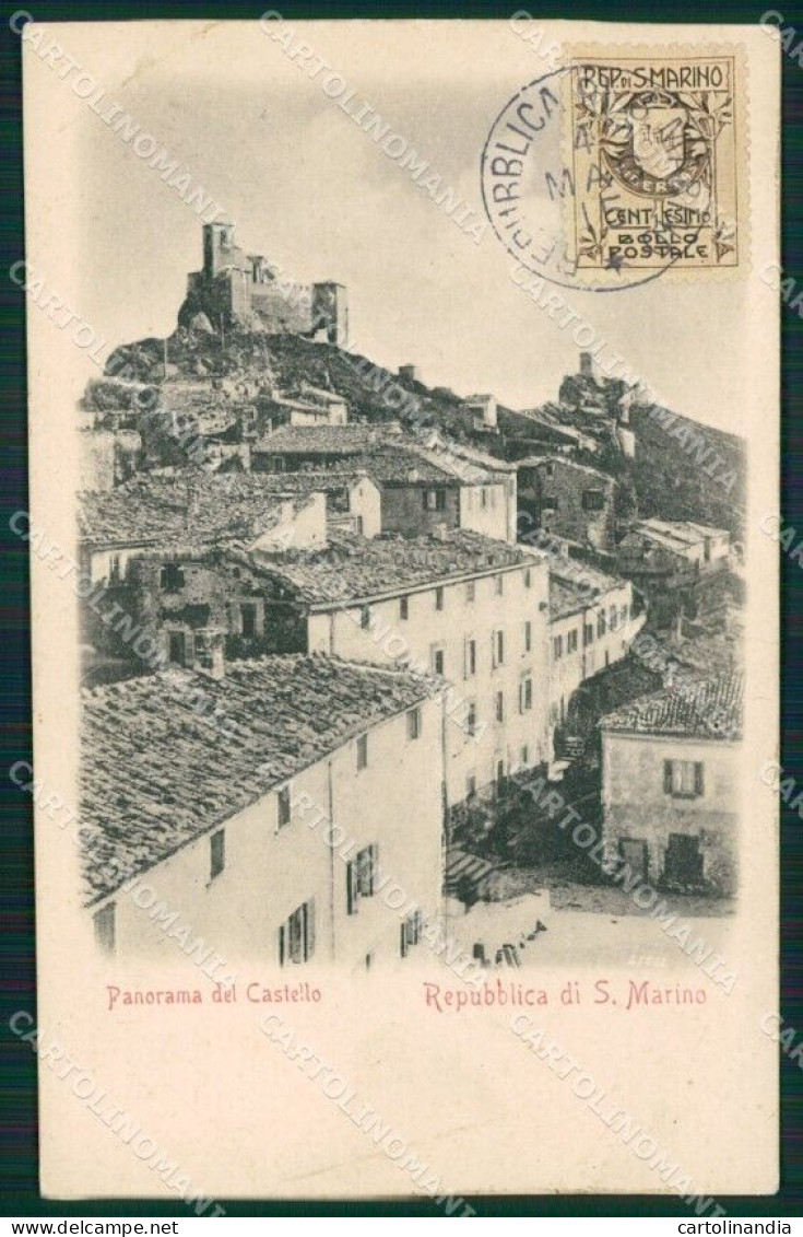 San Marino RILIEVO SCOLLATA Cartolina MQ5636 - Saint-Marin