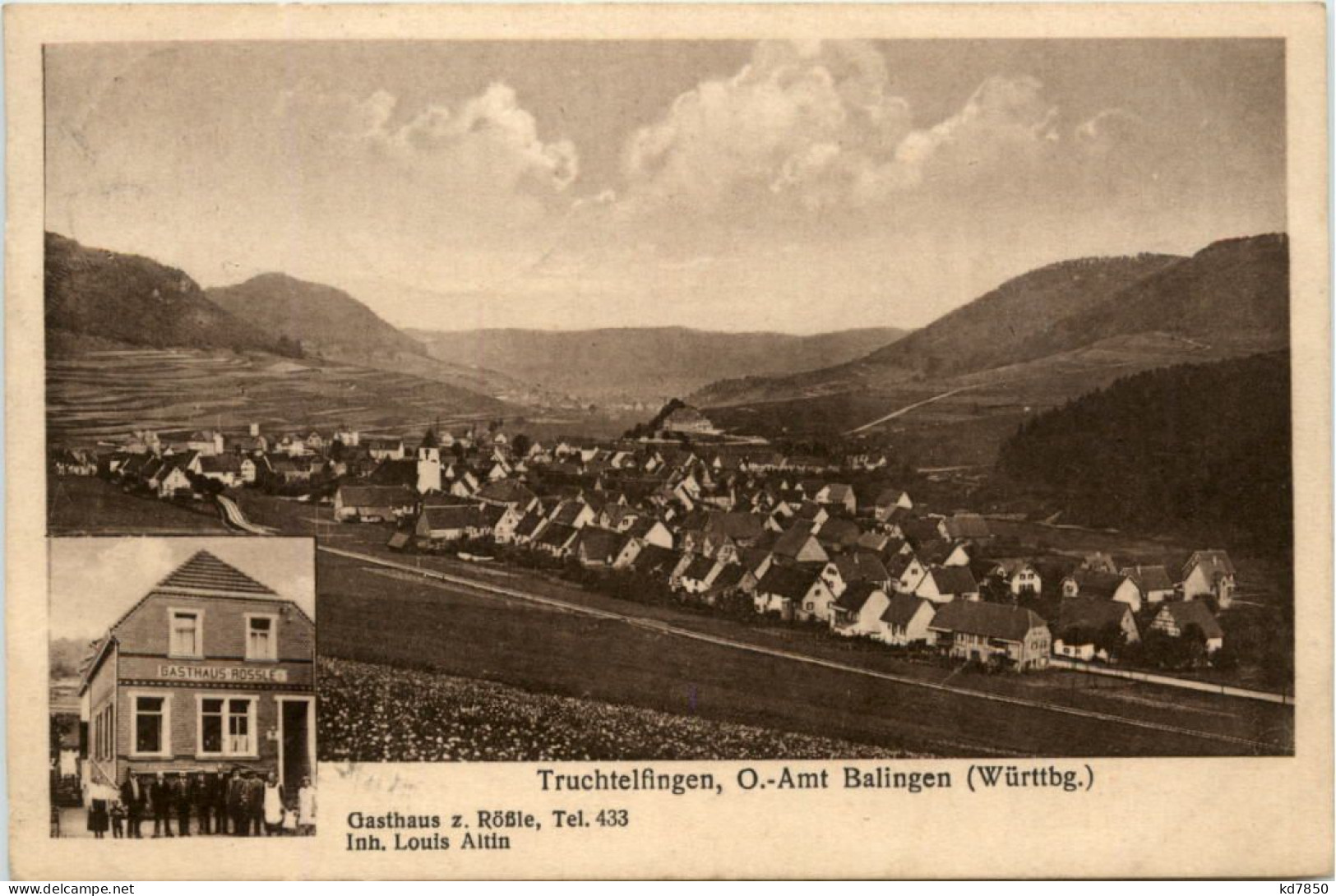 Truchtelfingen - Amt Balingen - Gasthaus Zum Rössle - Albstadt