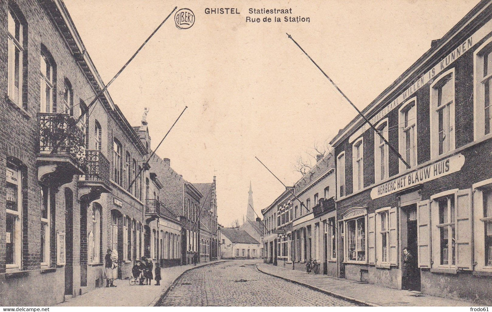 GISTEL, GHISTEL, SATIESTRAAT, RUE DE LA STATION - Gistel