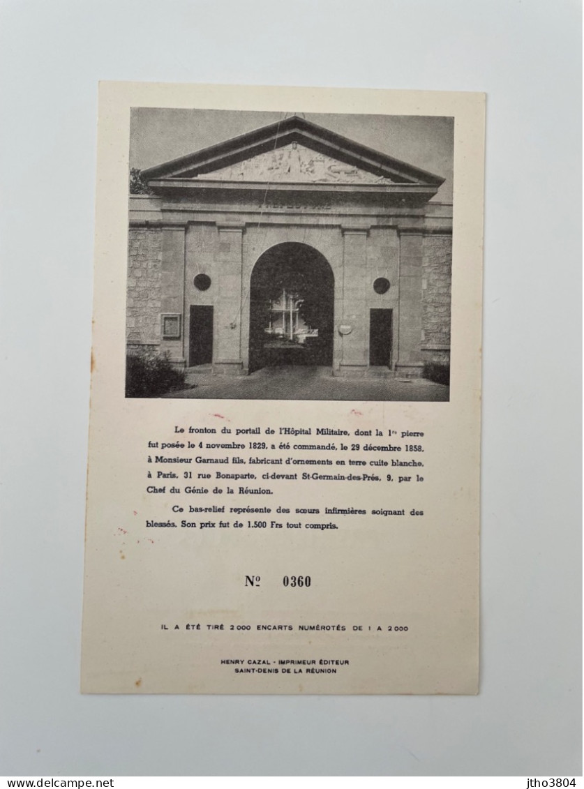 Feuillet Croix Rouge Section De La Reunion Feuillet 356 - Autres & Non Classés