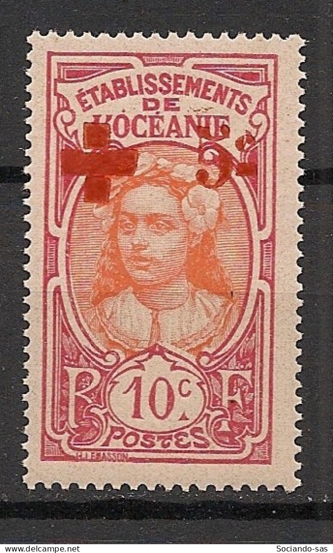OCEANIE - 1915 - N°YT. 41 - Croix Rouge - Neuf * / MH VF - Unused Stamps
