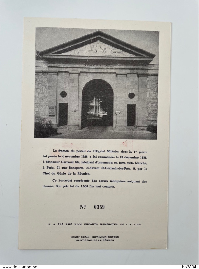 Feuillet Croix Rouge Section De La Reunion Feuillet 356 - Altri & Non Classificati