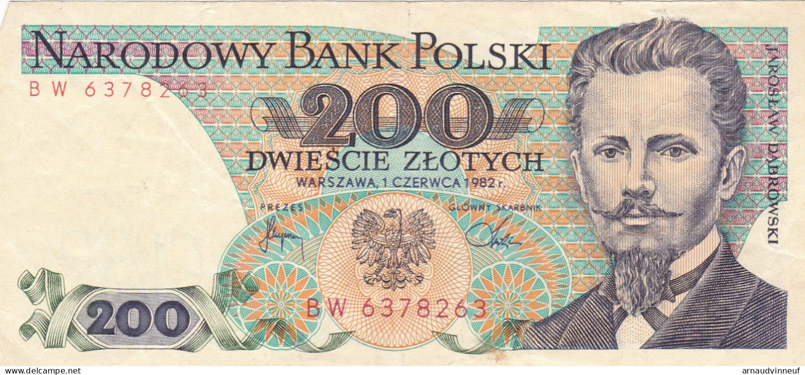 POLOGNE BILLET DE 200 - Pologne