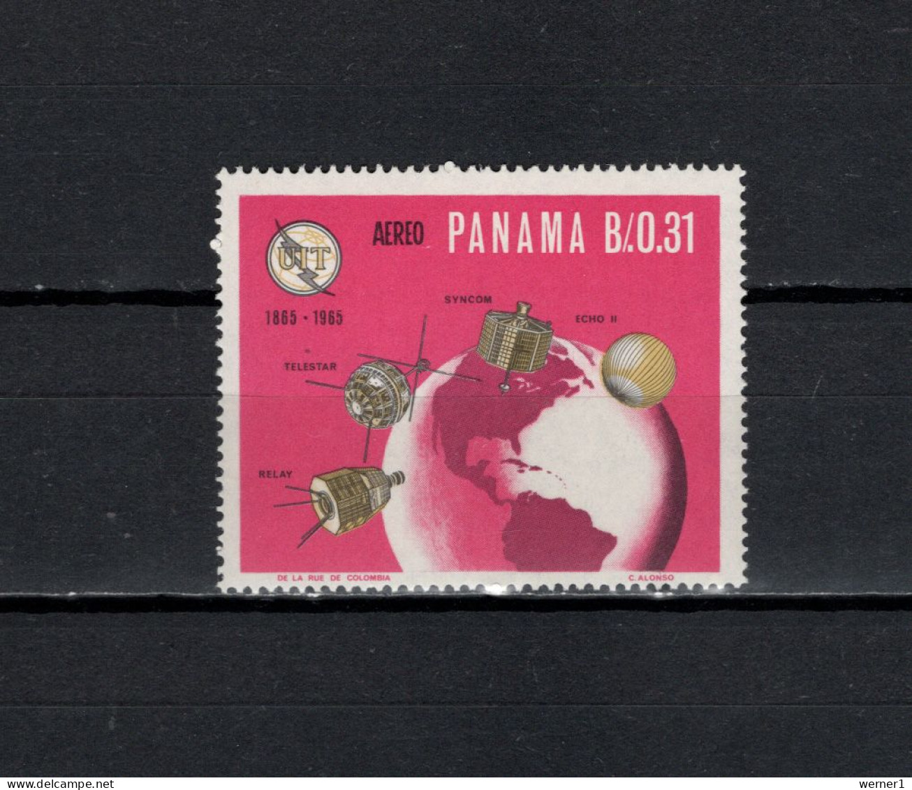 Panama 1966 Space, ITU Centenary Stamp MNH - Noord-Amerika