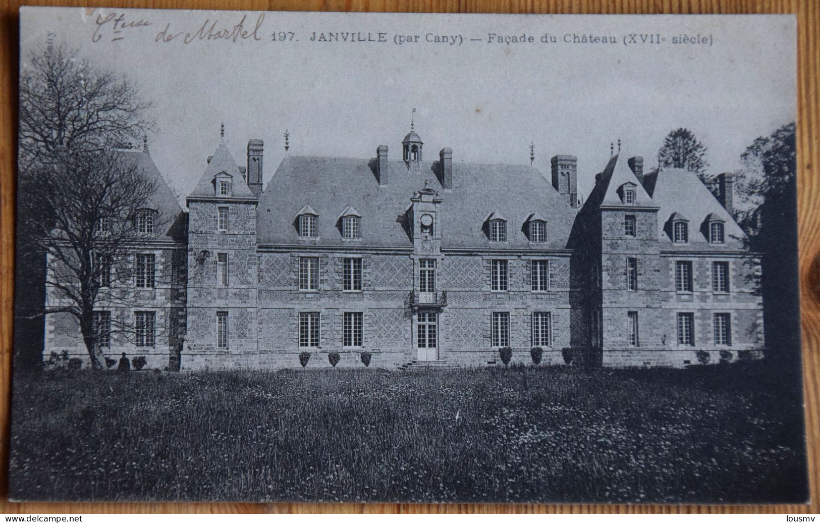 76 : Janville Par Cany - Façade Du Château (XVIIe Siècle) - (n°29045) - Cany Barville