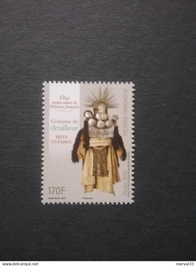 Polynésie 2023 - Costume De Deuilleur - Unused Stamps