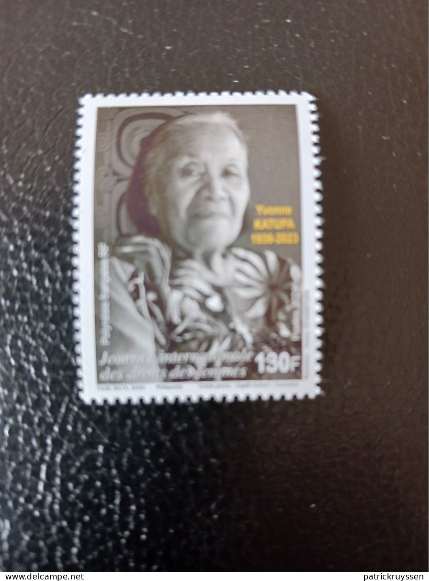 Polynesia 2024 Polynesie  International Women Day Yvonne KATUPA 1938 2023 1v Mnh - Unused Stamps