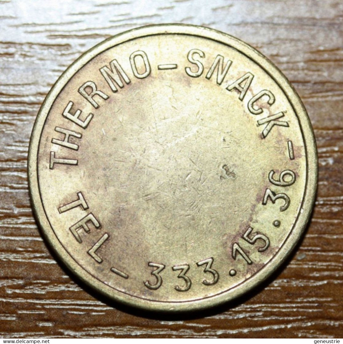 Jeton De Nécessité - Société "Thermo-Snack - TEL - 333.15.36" Trade Token - Monetary / Of Necessity