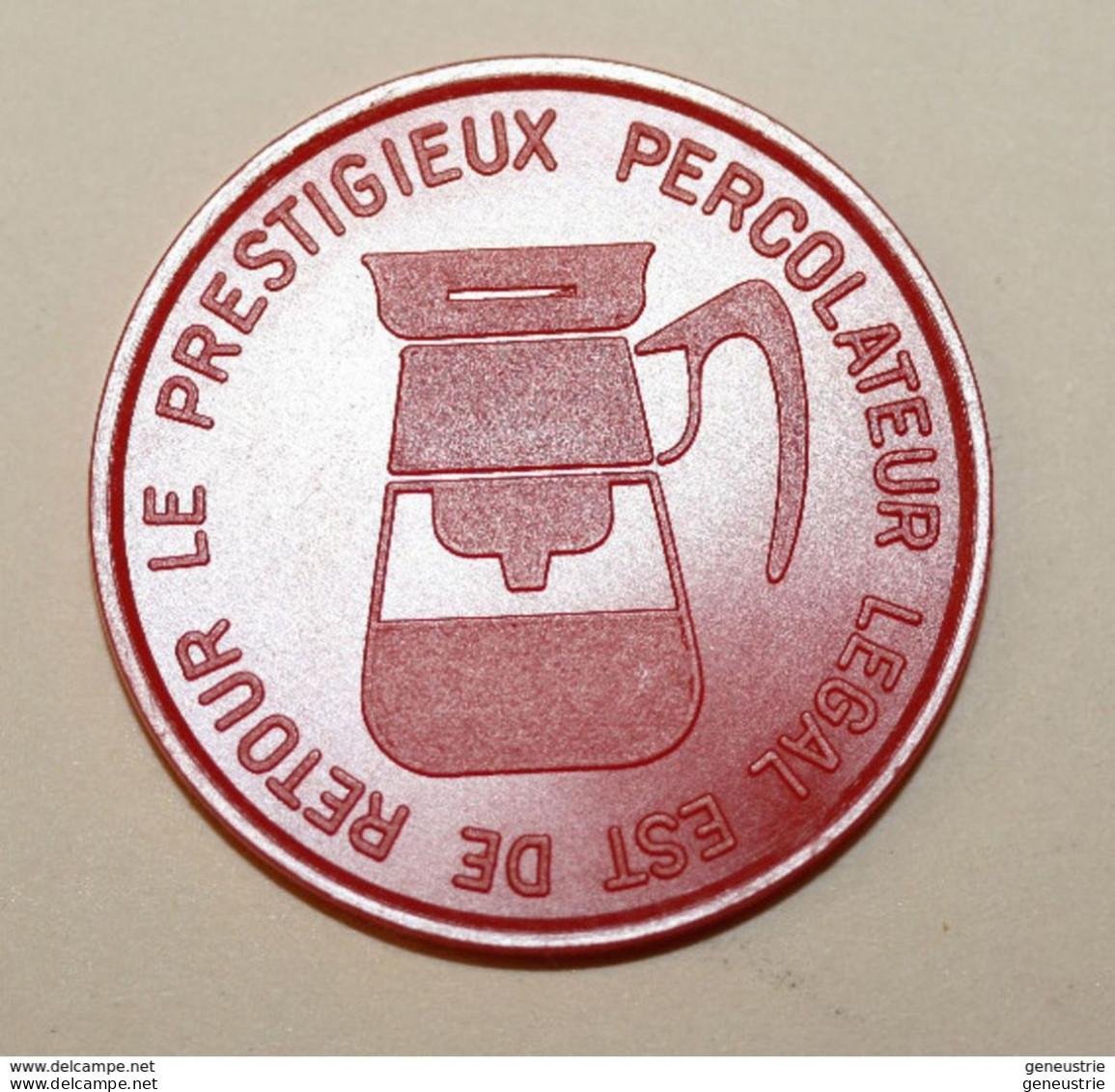 Jeton De Nécessité Publicitaire De Café "Percolateur Legal" CoffeeToken - Notgeld