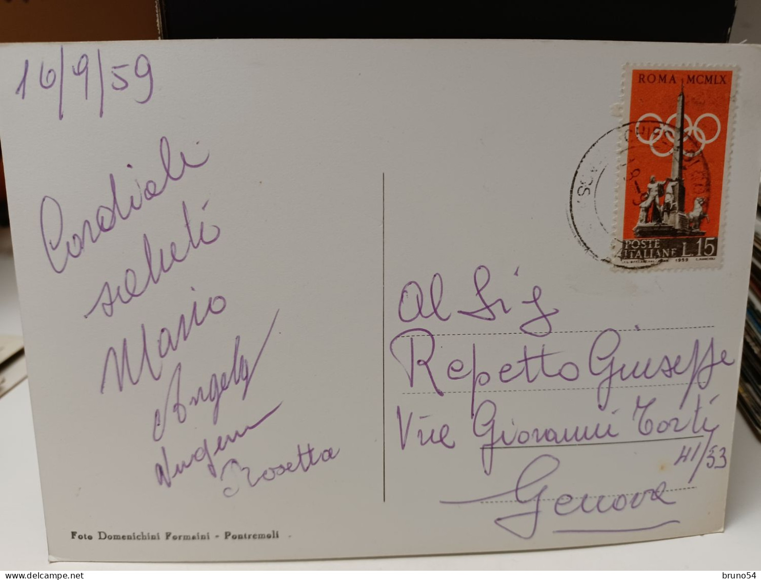 Cartolina  Rossano Fa Parte Del Comune Di Zeri, In Provincia Di Massa-Carrara 1959 - Massa