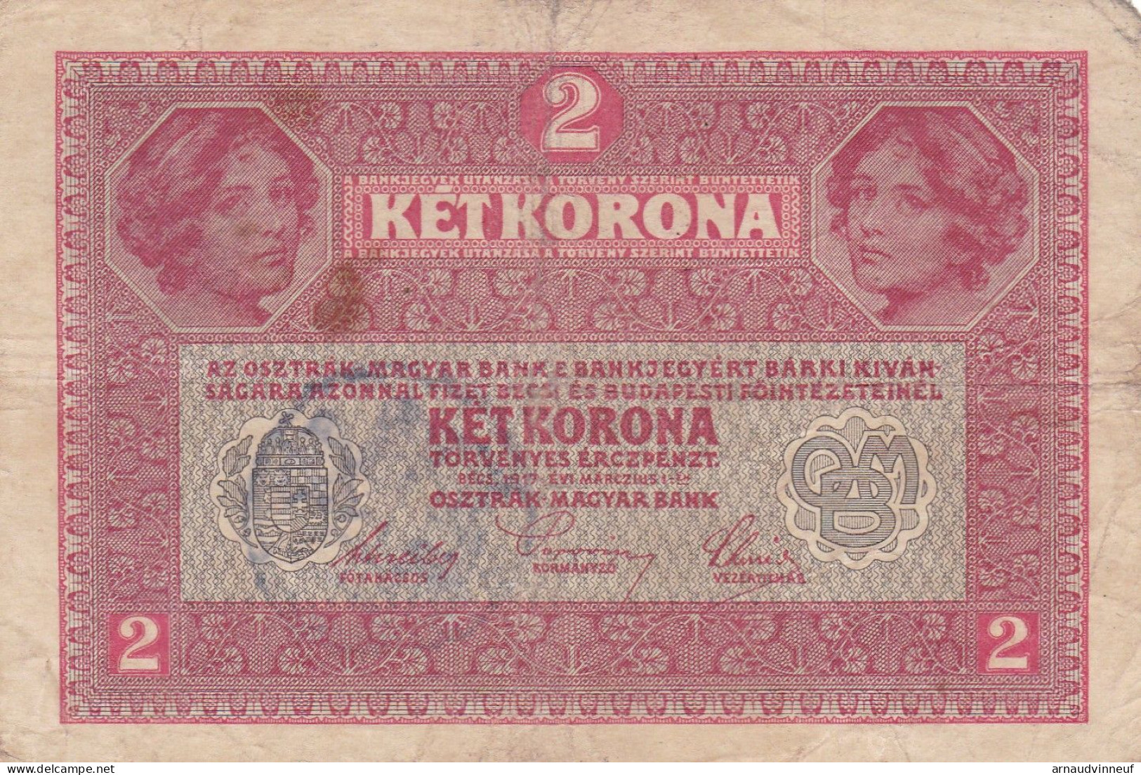 BILLET DE 2 KETKORONA - Other & Unclassified