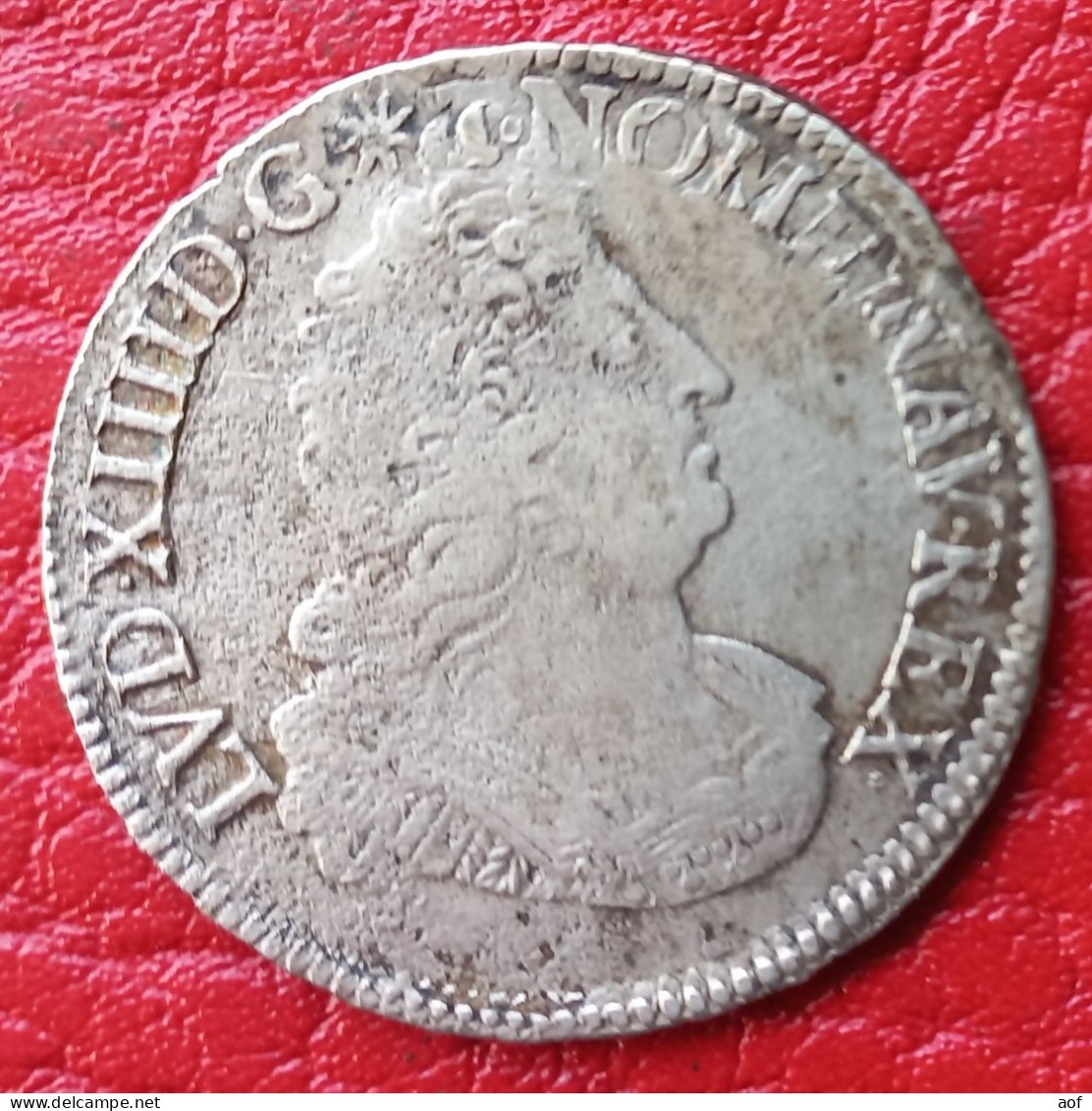 Louis XIV 1696 1/2 Ecu B Rouen - 1643-1715 Luigi XIV El Re Sole