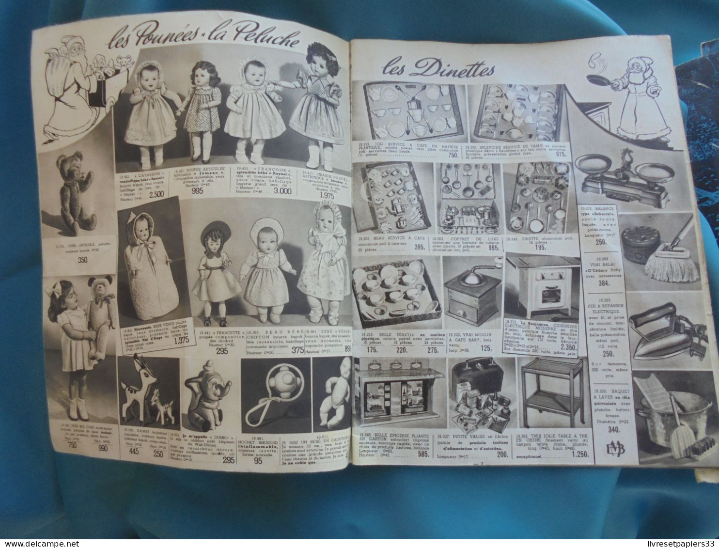 Catalogue Au Bon Marché Joyeux Noël 1951 Jeux Jouets Mobiliers, Etc... - Otros & Sin Clasificación