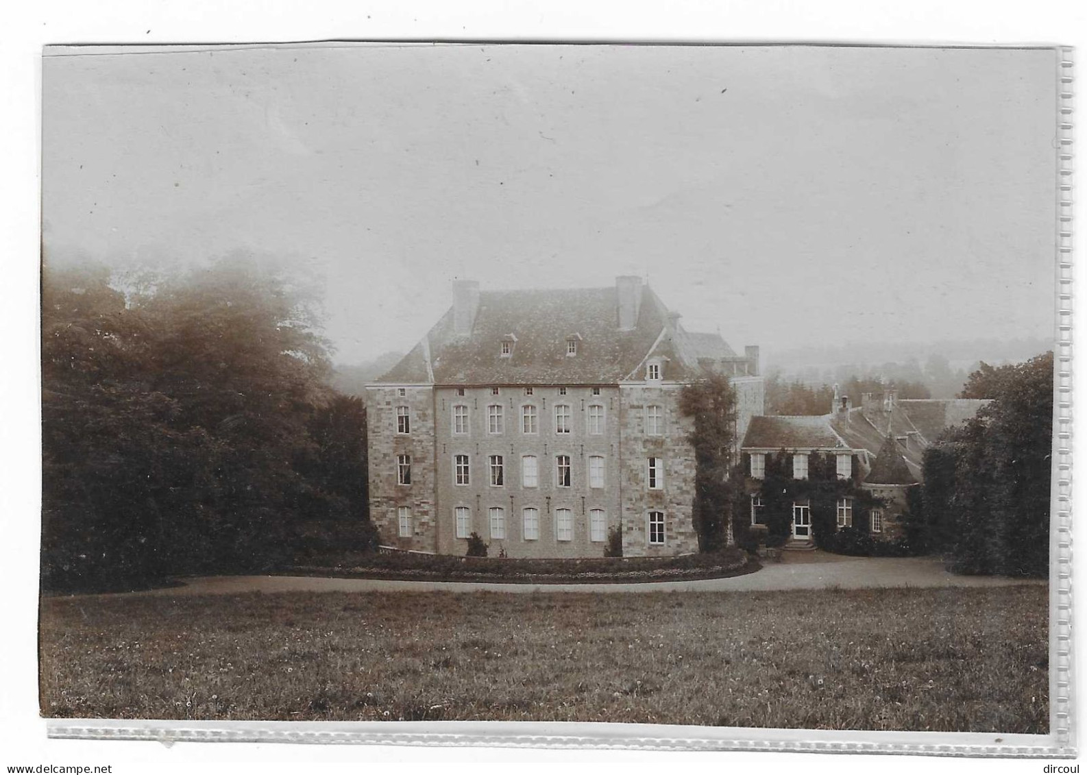 56248  Environs D' Ouffet  Vue  Chateau  De Xhos   Ancienne  Photo  Format  Carte - Anthisnes