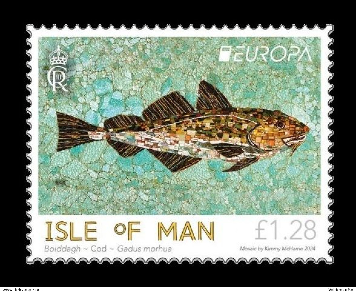 Isle Of Man 2024 Mih. 3120 Europa. Underwater Fauna And Flora. Fisches. Atlantic Cod MNH ** - Isle Of Man