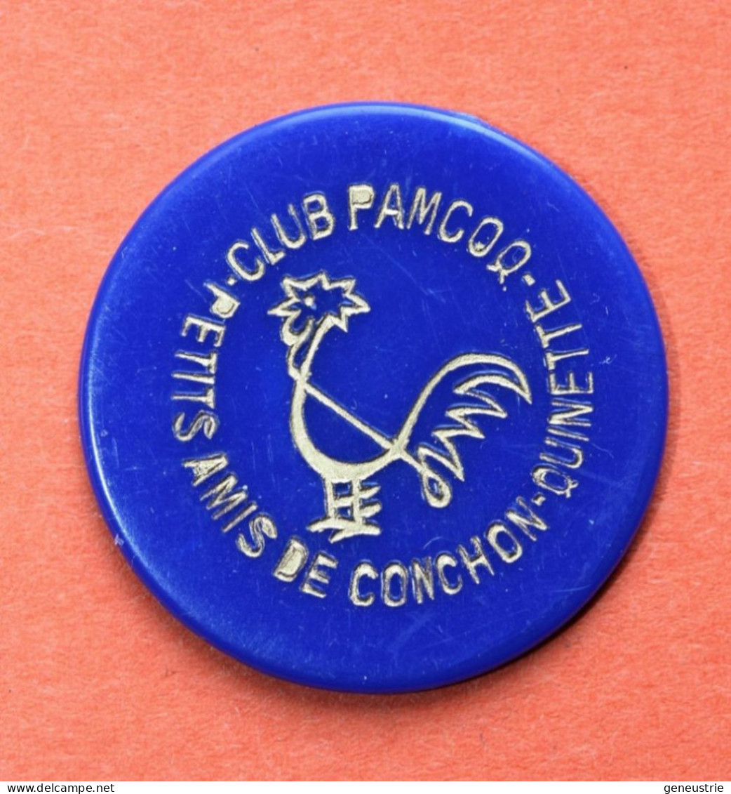 Jeton Publicitaire 1950 "20 Pam's / Club Pamcoq / Conchon Quinette" Sainte Florine / Thiers / Clermont-Ferrand - Coq - Monedas / De Necesidad