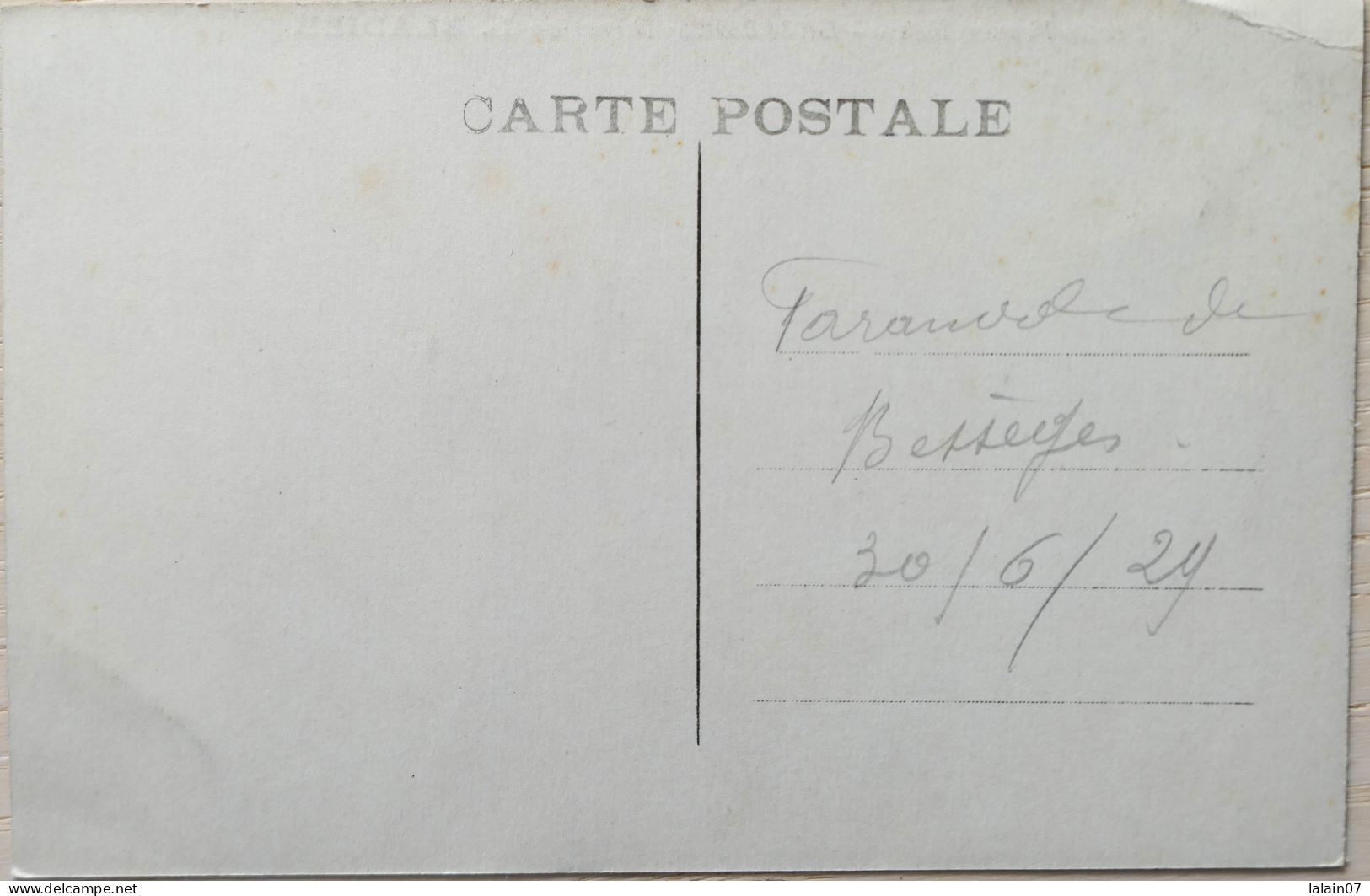 Carte Postale : 30 : BESSEGES : Etoile Franco-Russe, Direction L. BLADIER, En 1929 - Bessèges
