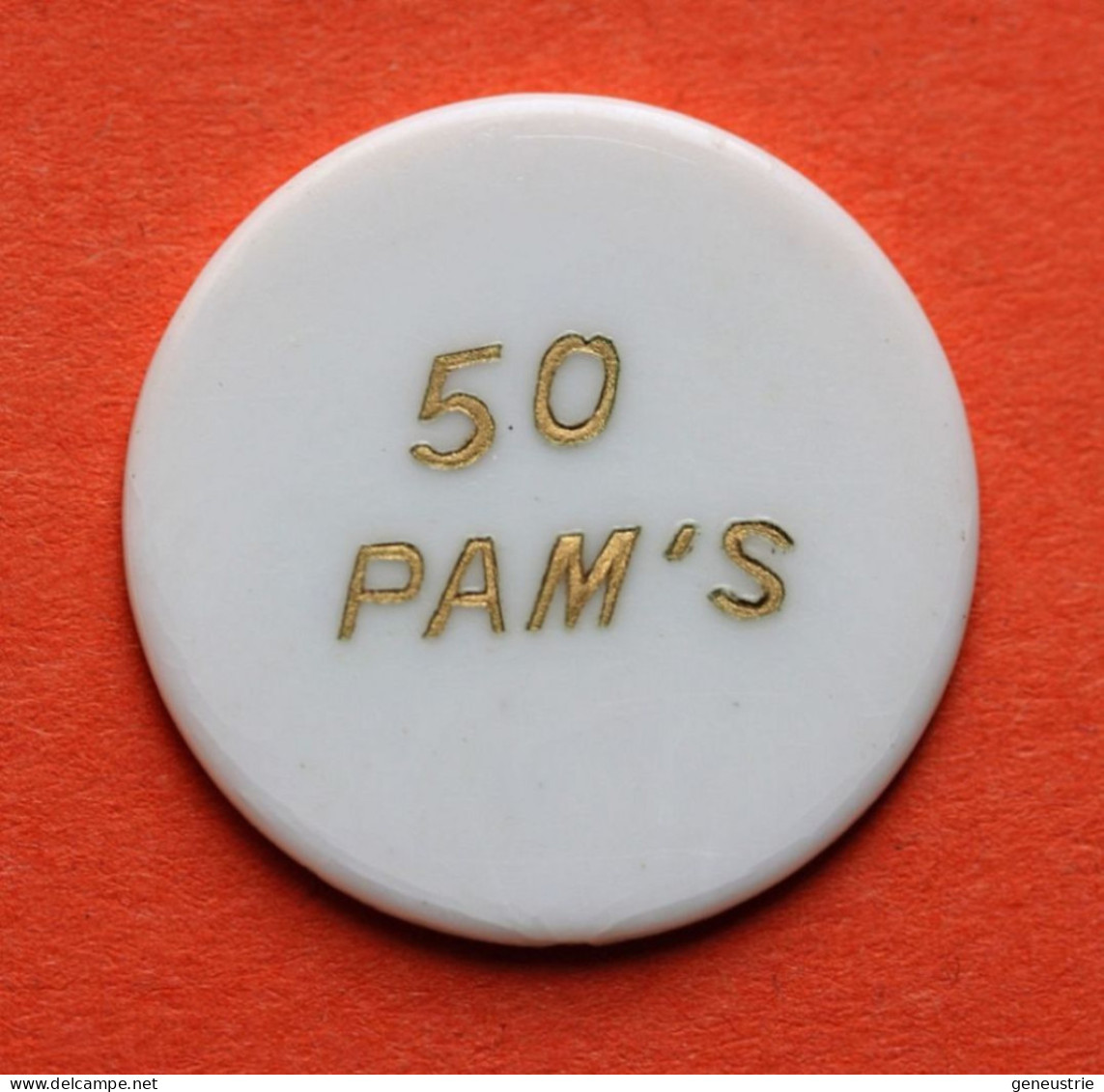 Jeton Publicitaire 1950 "50 Pam's / Club Pamcoq / Conchon Quinette" Sainte Florine / Thiers / Clermont-Ferrand - Coq - Noodgeld