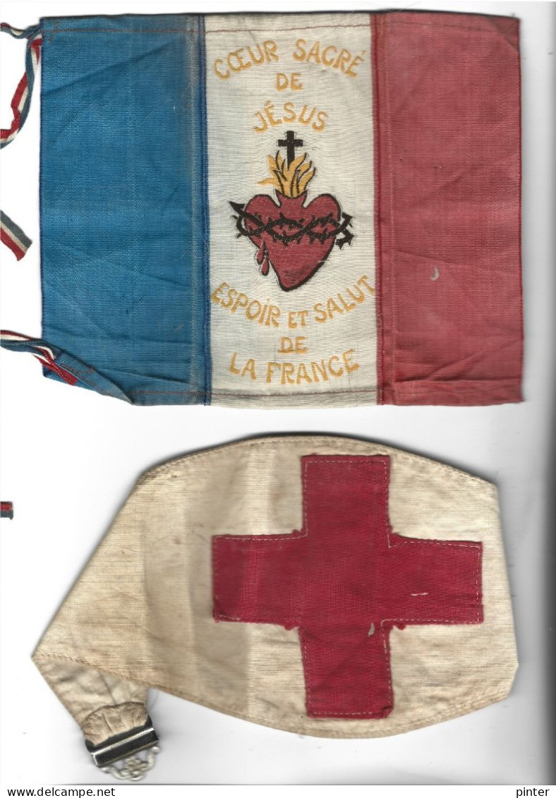 MILITAIRE - CROIX ROUGE - Très Bel Ensemble Brassards, Courriers - JUILLET 1915 - Croix-Rouge