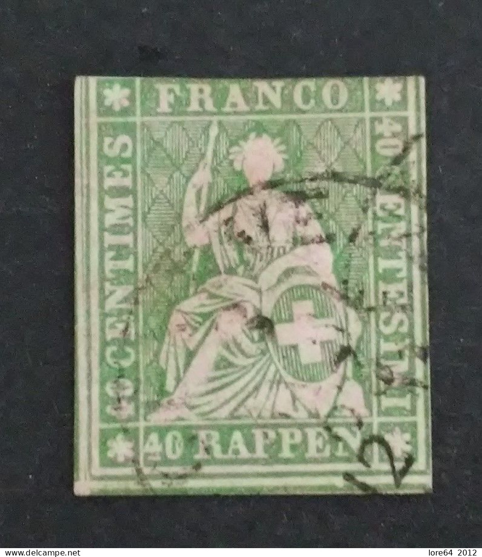 SVIZZERA 1854 Alto Valore Di Catalogo - Gebraucht