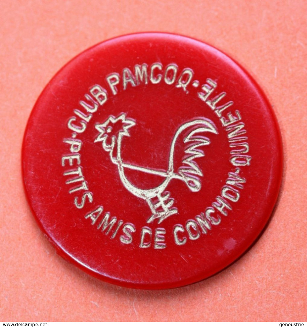 Jeton Publicitaire 1950 "1 Pam / Club Pamcoq / Conchon Quinette" Sainte Florine / Thiers / Clermont-Ferrand - Coq - Notgeld