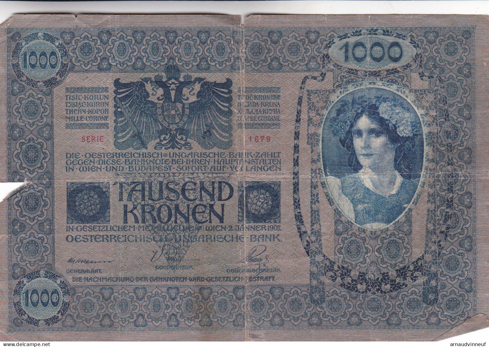 BILLET DE 1000 - Andere & Zonder Classificatie