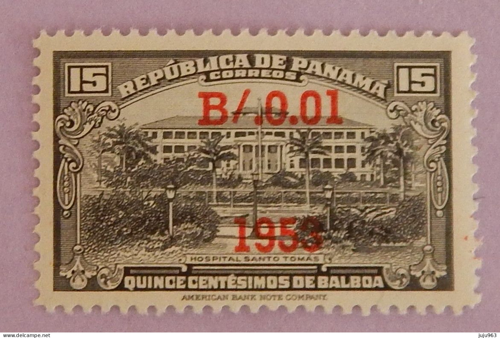 PANAMA YT 288 NEUF**MNH ANNEE 1953 - Panama