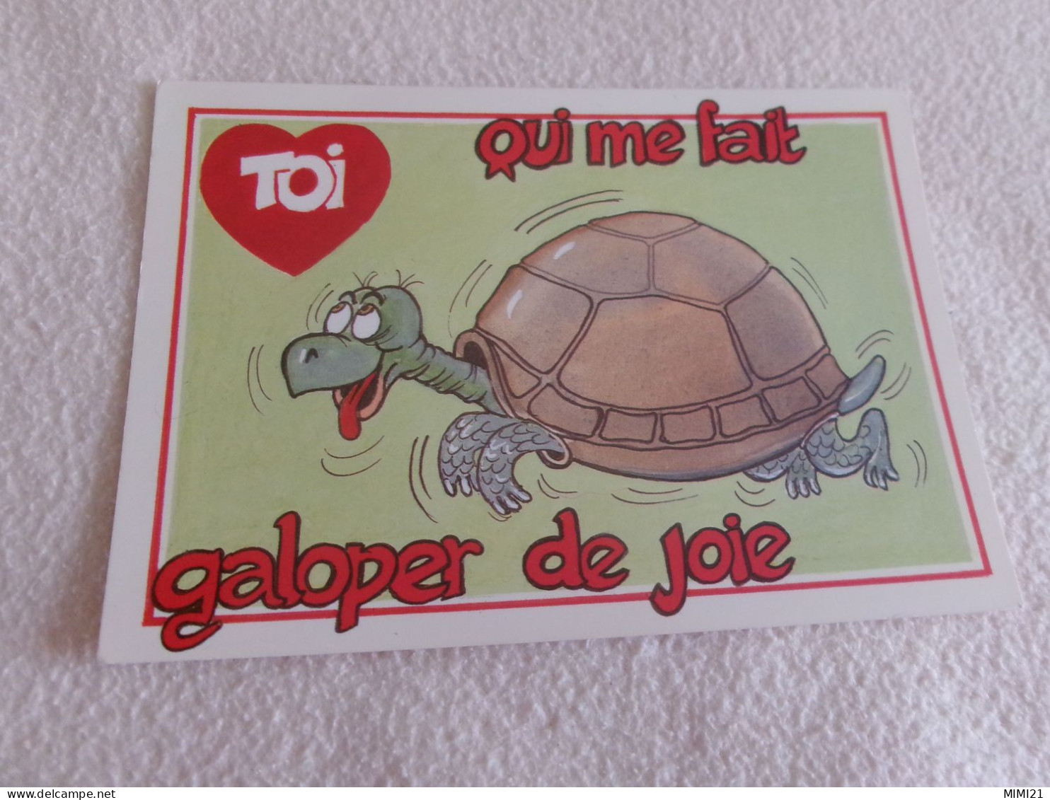 BELLE ILLUSTRATION HUMORISTIQUE..."TU ME FAIS GALOPER DE JOIE"....(mise En Vente 1.70 Euros) - Humor