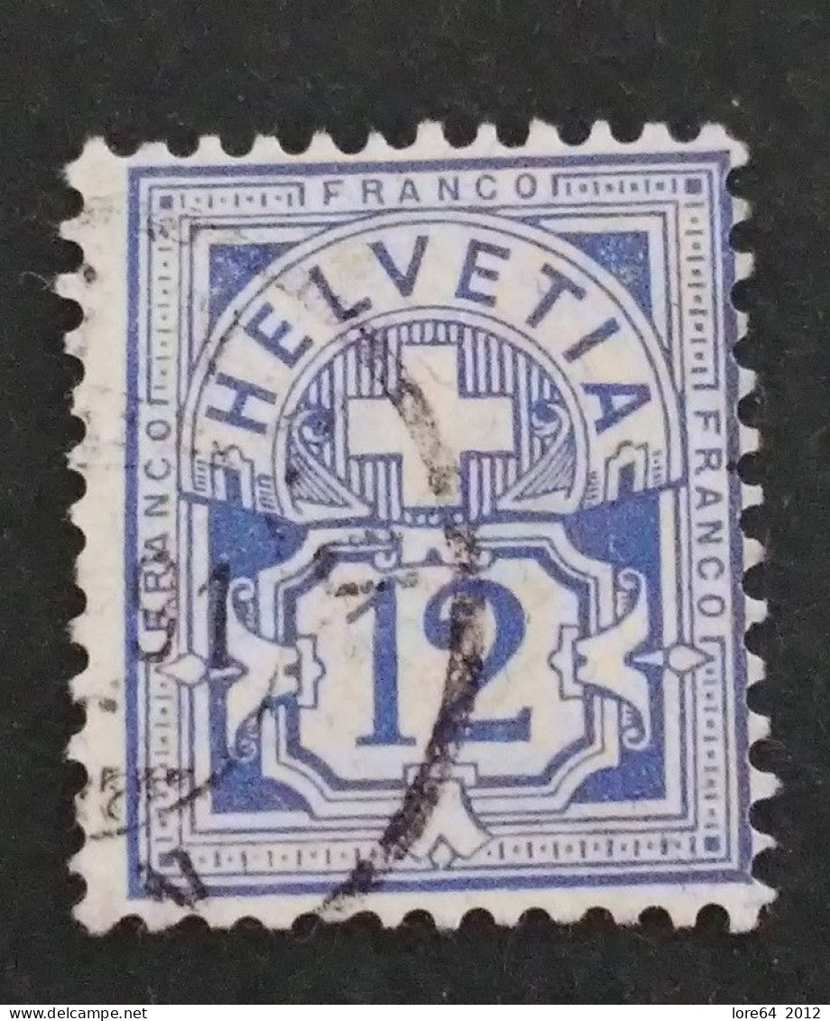 SVIZZERA 1882 - Usados