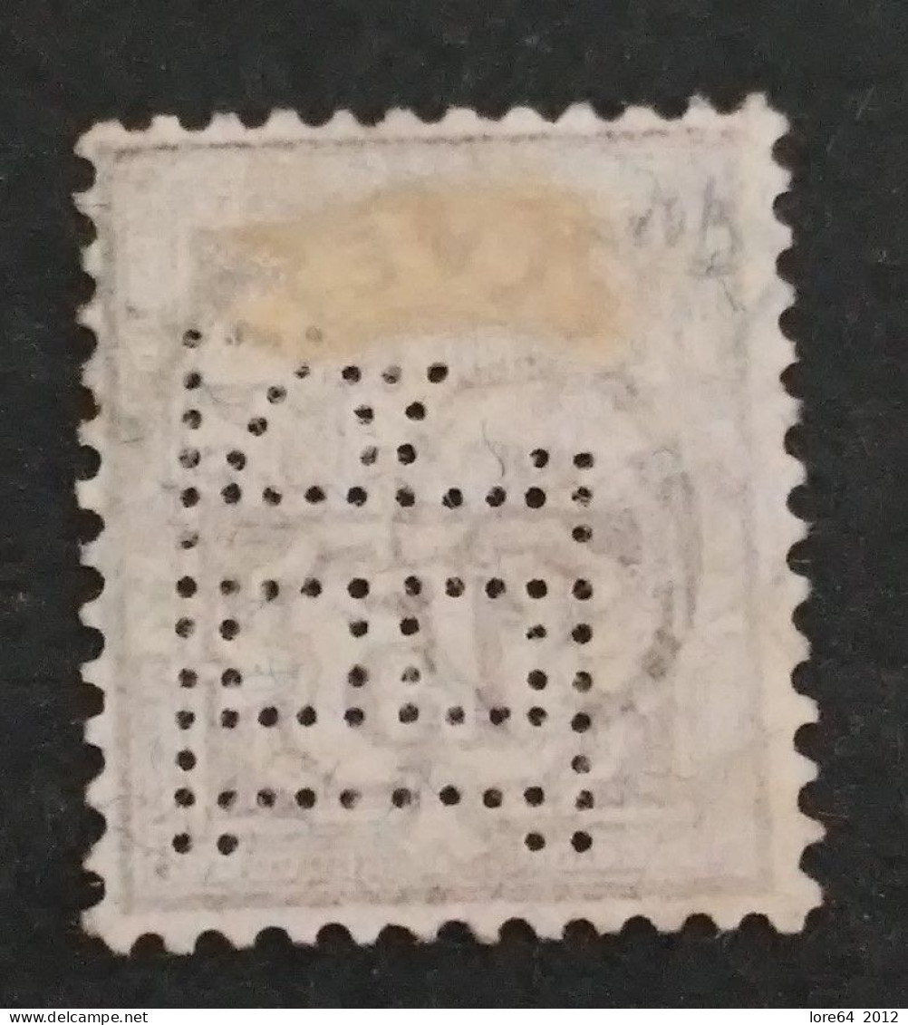 SVIZZERA 1882 Perfin - Used Stamps