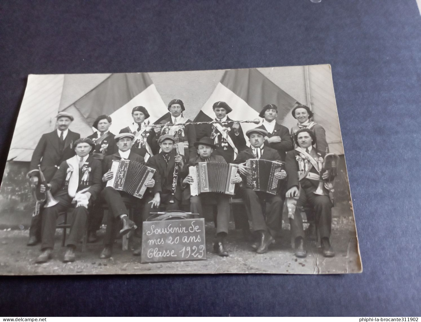 H12/216- Groupe De Conscrits Classe 1923 - Fotos