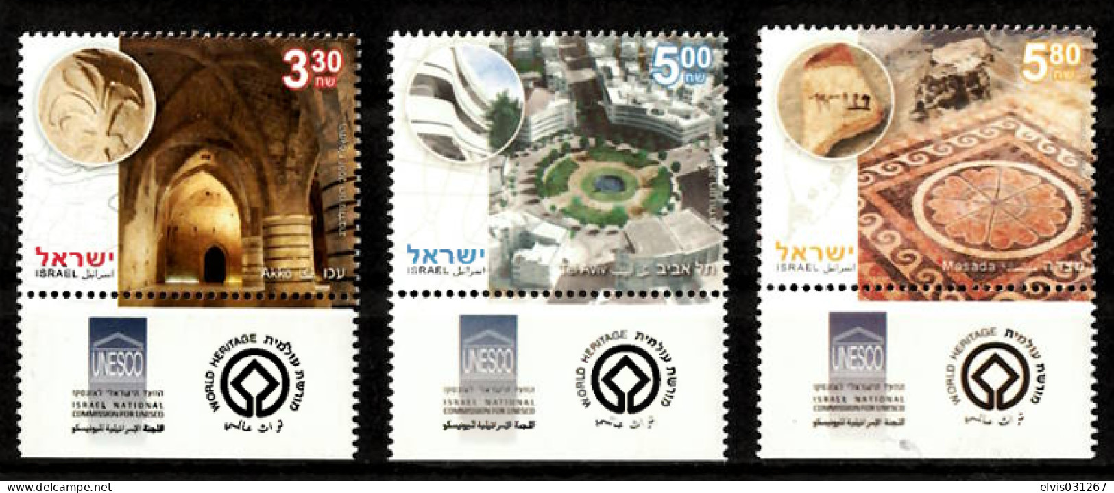 Israel - 2007, Michel/Philex No. : 1928-1930 - MNH - - Unused Stamps (with Tabs)