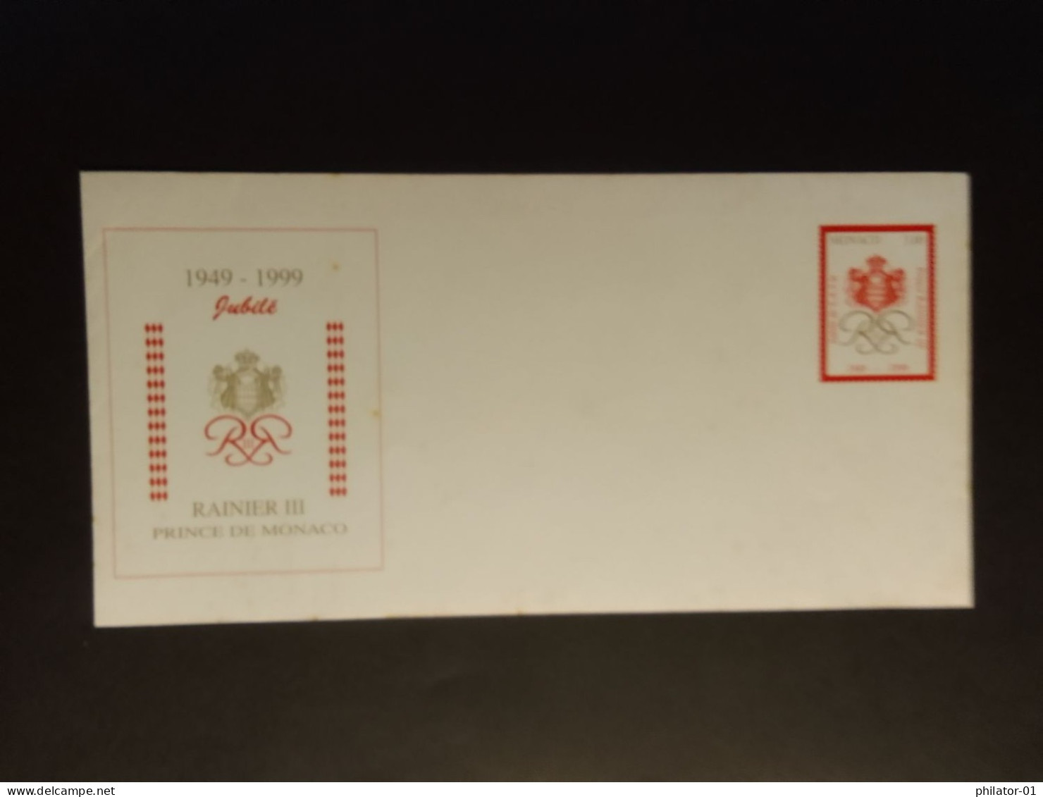 MONACO Envveloppe Jubilé 1999 - Postwaardestukken
