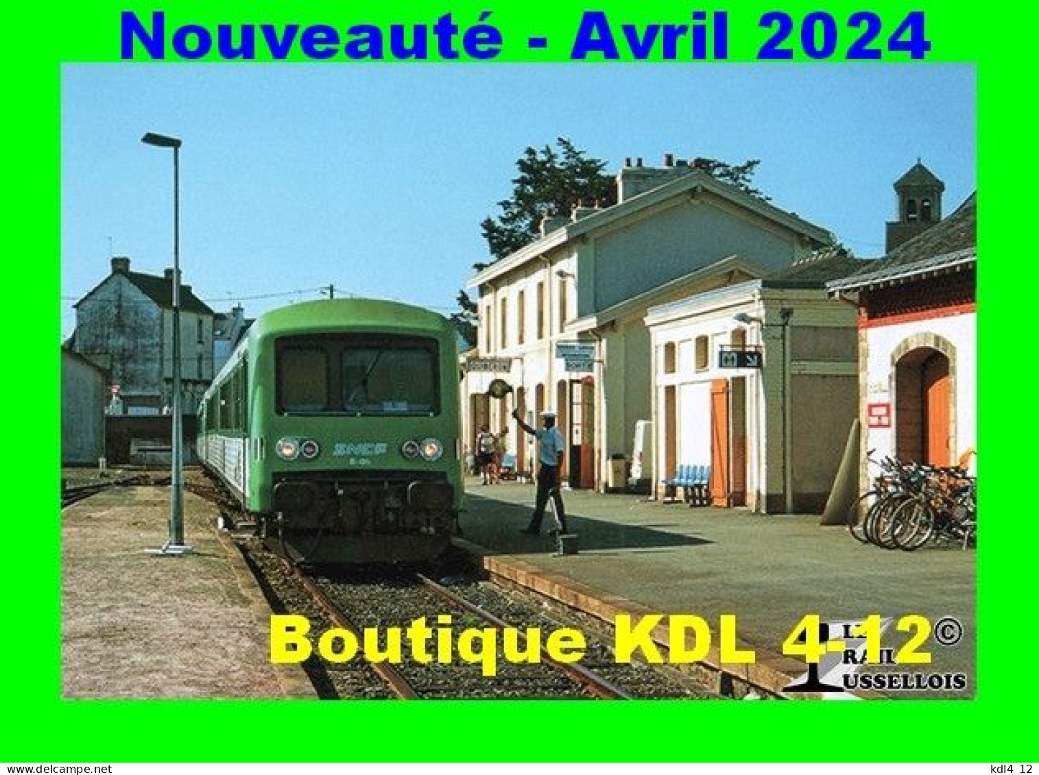 RU 2178 - Autorail Caravelle X 4606 En Gare - QUIBERON - Morbihan - SNCF - Stations With Trains