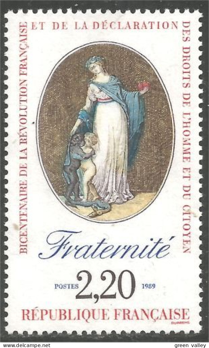 355 France Yv 2575 Révolution Française Fraternité MNH ** Neuf SC (2575-1c) - Philatelic Exhibitions