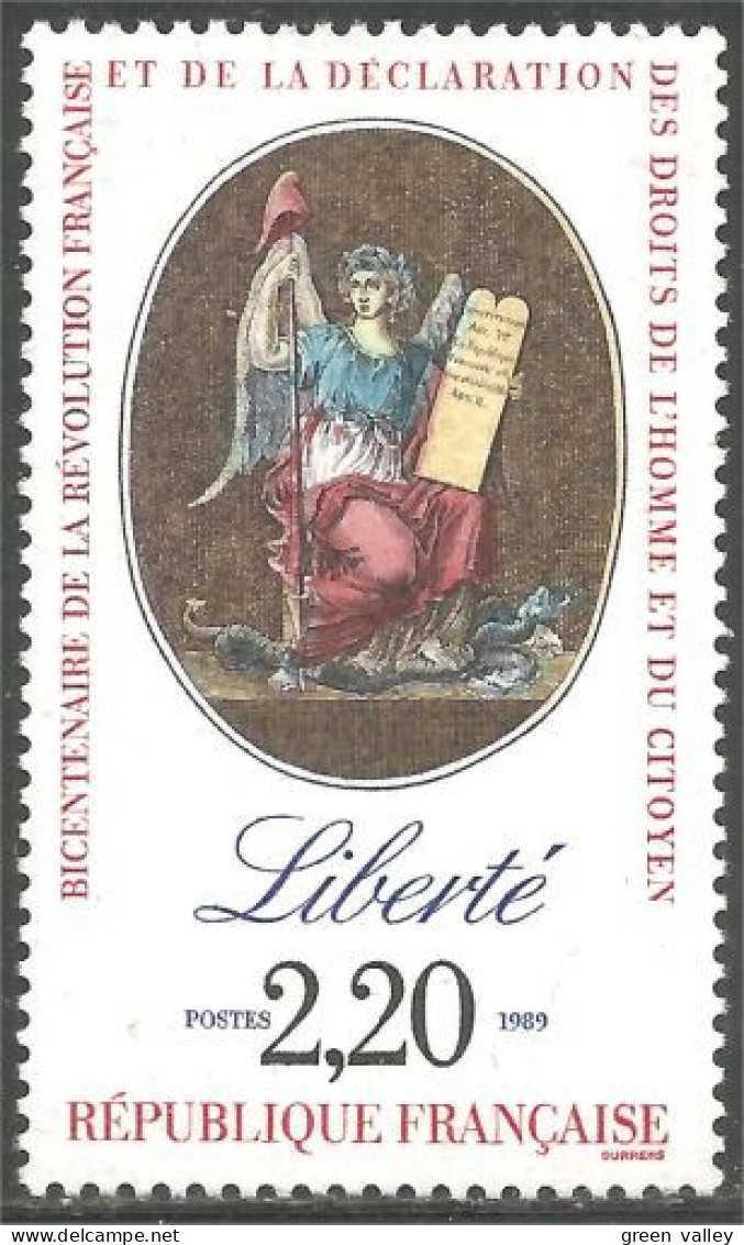 355 France Yv 2573 Révolution Française Liberté MNH ** Neuf SC (2573-1c) - Philatelic Exhibitions