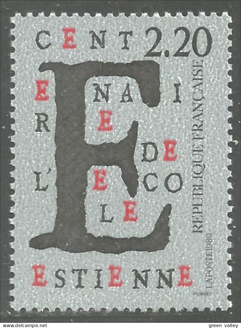 355 France Yv 2563 École Estienne Graphisme MNH ** Neuf SC (2563-1b) - Sonstige & Ohne Zuordnung