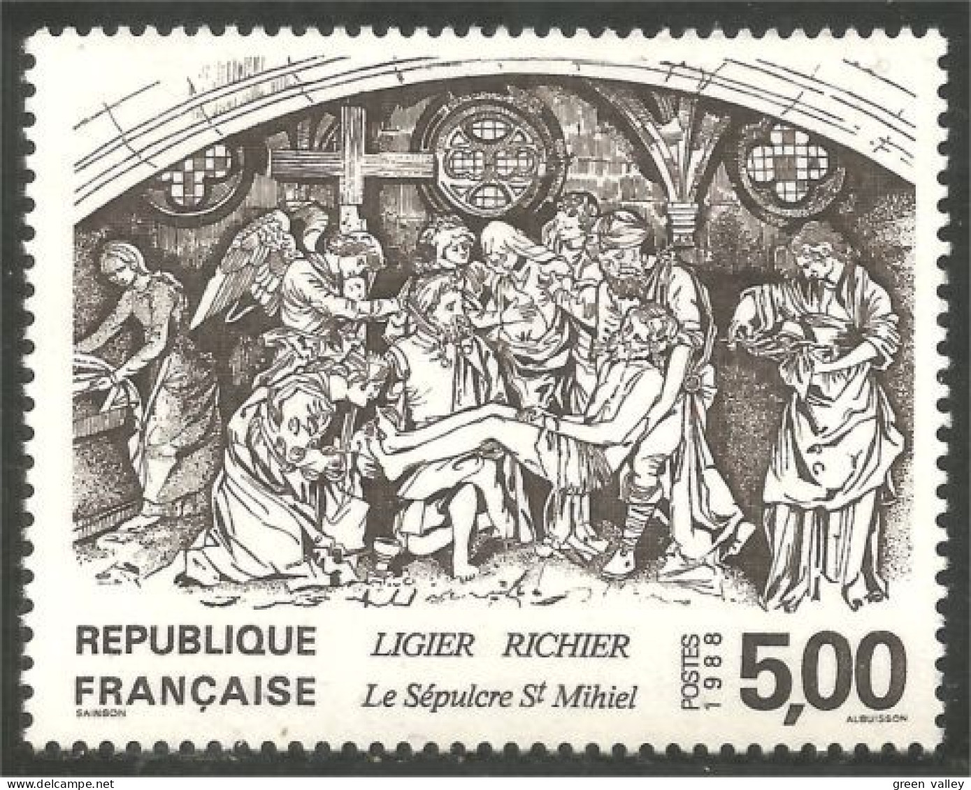 355 France Yv 2553 Sépulchre St Mihiel Sculpture MNH ** Neuf SC (2553-1b) - Escultura