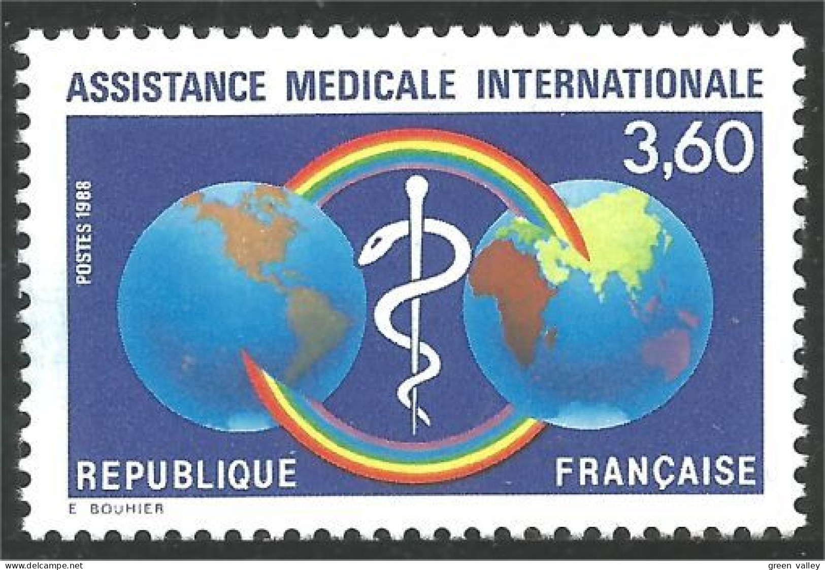 355 France Yv 2535 Assistance Médicale Medical Help MNH ** Neuf SC (2535-1b) - Geneeskunde