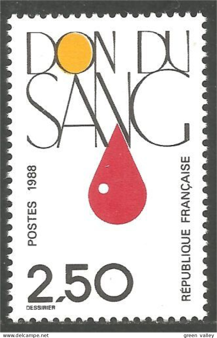 355 France Yv 2528 Don Sang Blood Giving MNH ** Neuf SC (2528-1c) - Other & Unclassified