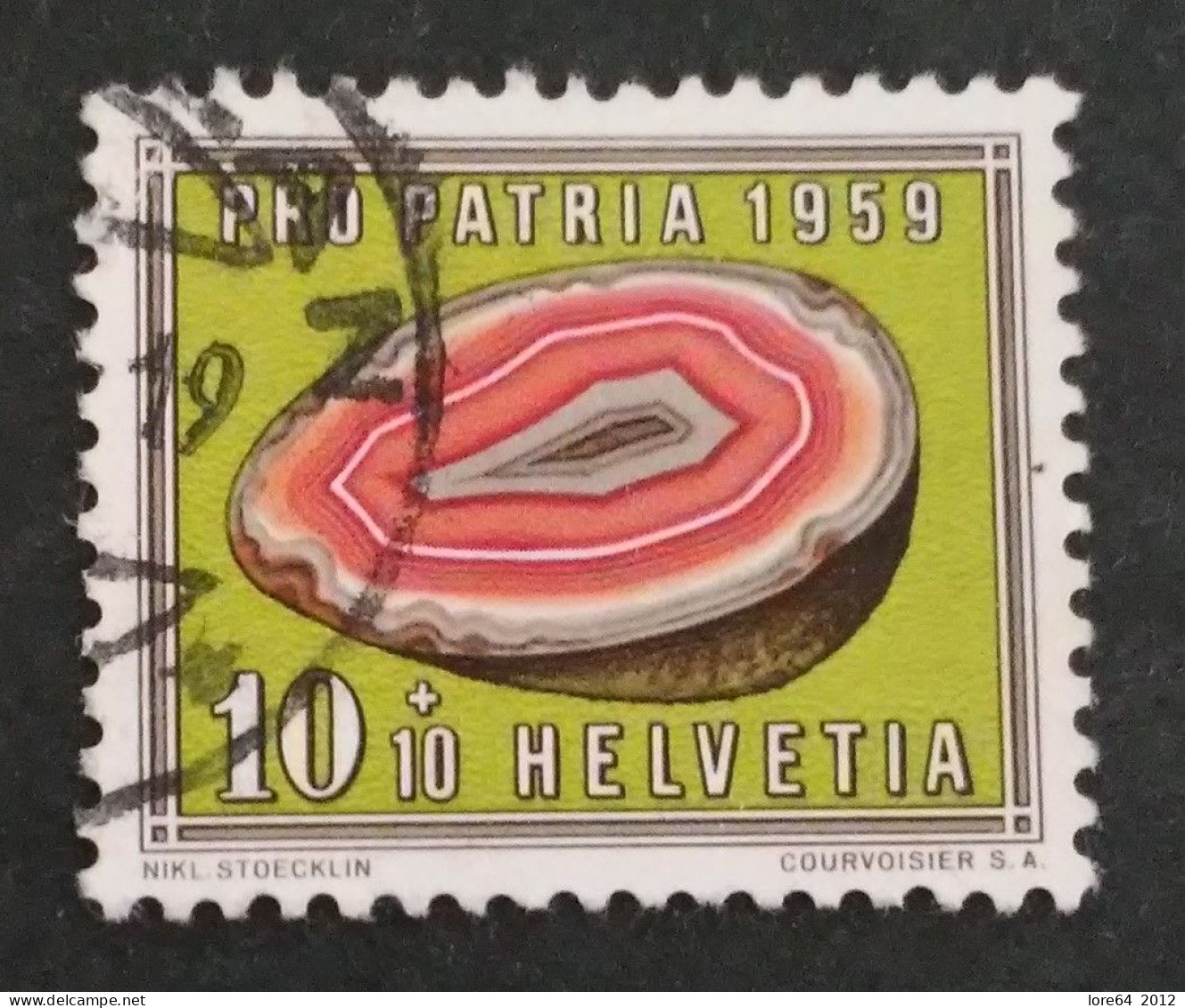 SVIZZERA 1959 - Usati