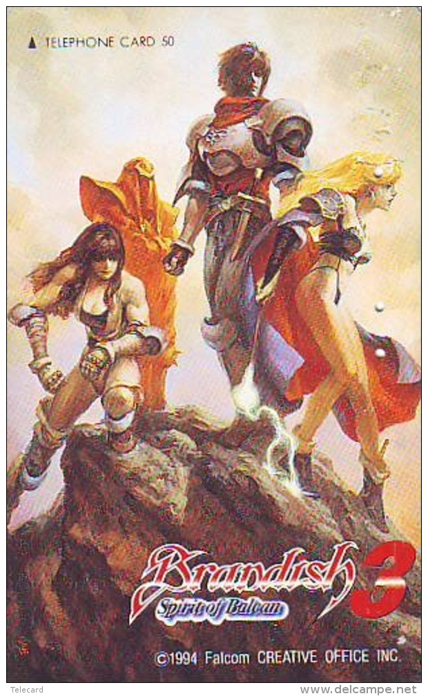 MANGA * Télécarte Japon * Cinéma * BRANDISH * 110-161332  *  PHONECARD JAPAN (15.764) MOVIE * ANIME  COMICS * TK - Film