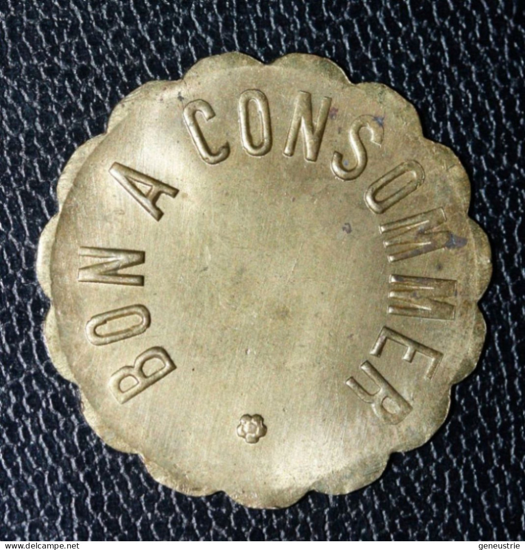 Jeton De Nécessité En Laiton - Paris "Bon à Consommer" Jeton De Jeux De Comptoir De Bistrot Parisien - Monedas / De Necesidad