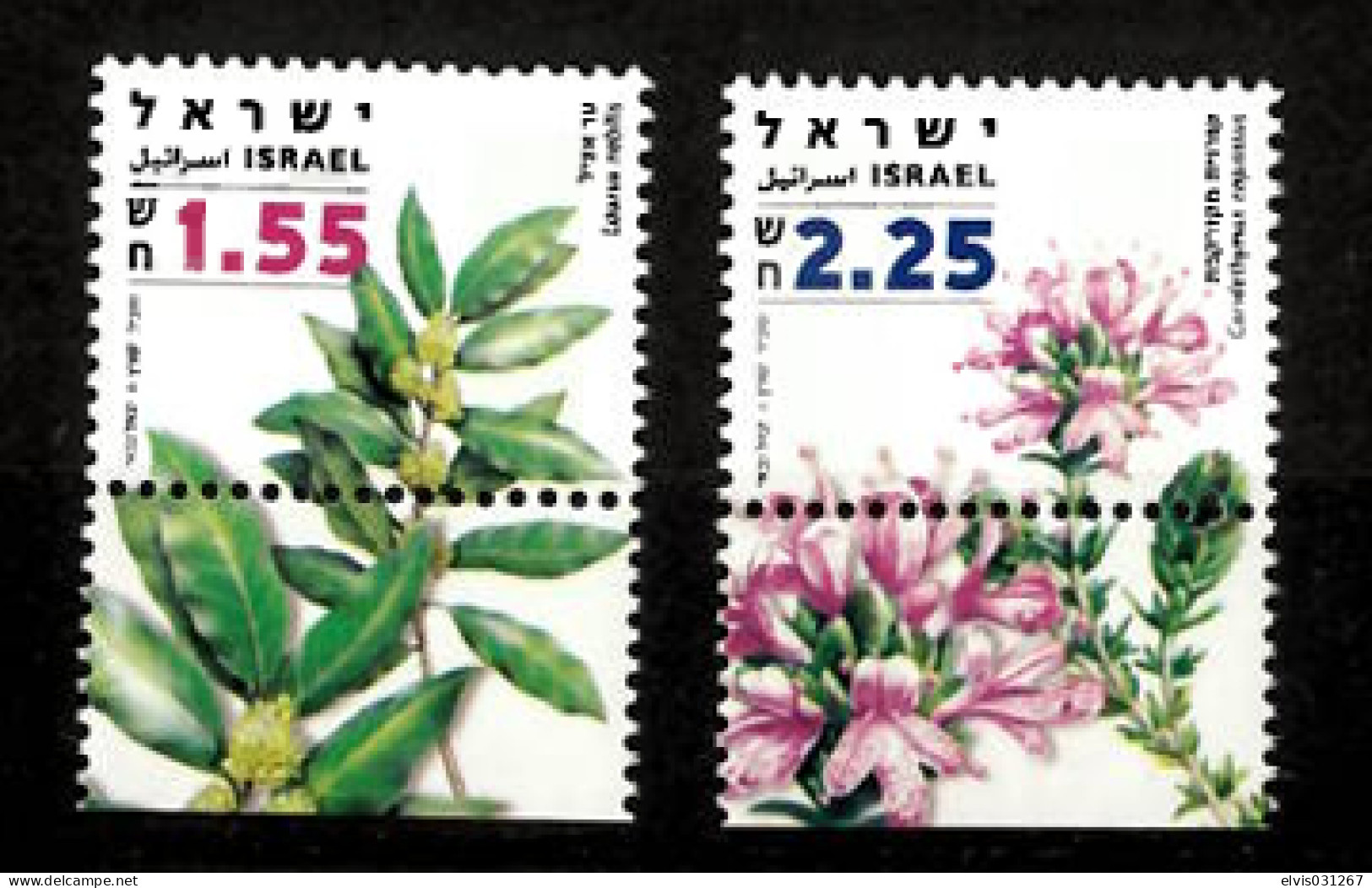 Israel - 2007, Michel/Philex No. : 1946-1947 - MNH - - Ungebraucht (mit Tabs)