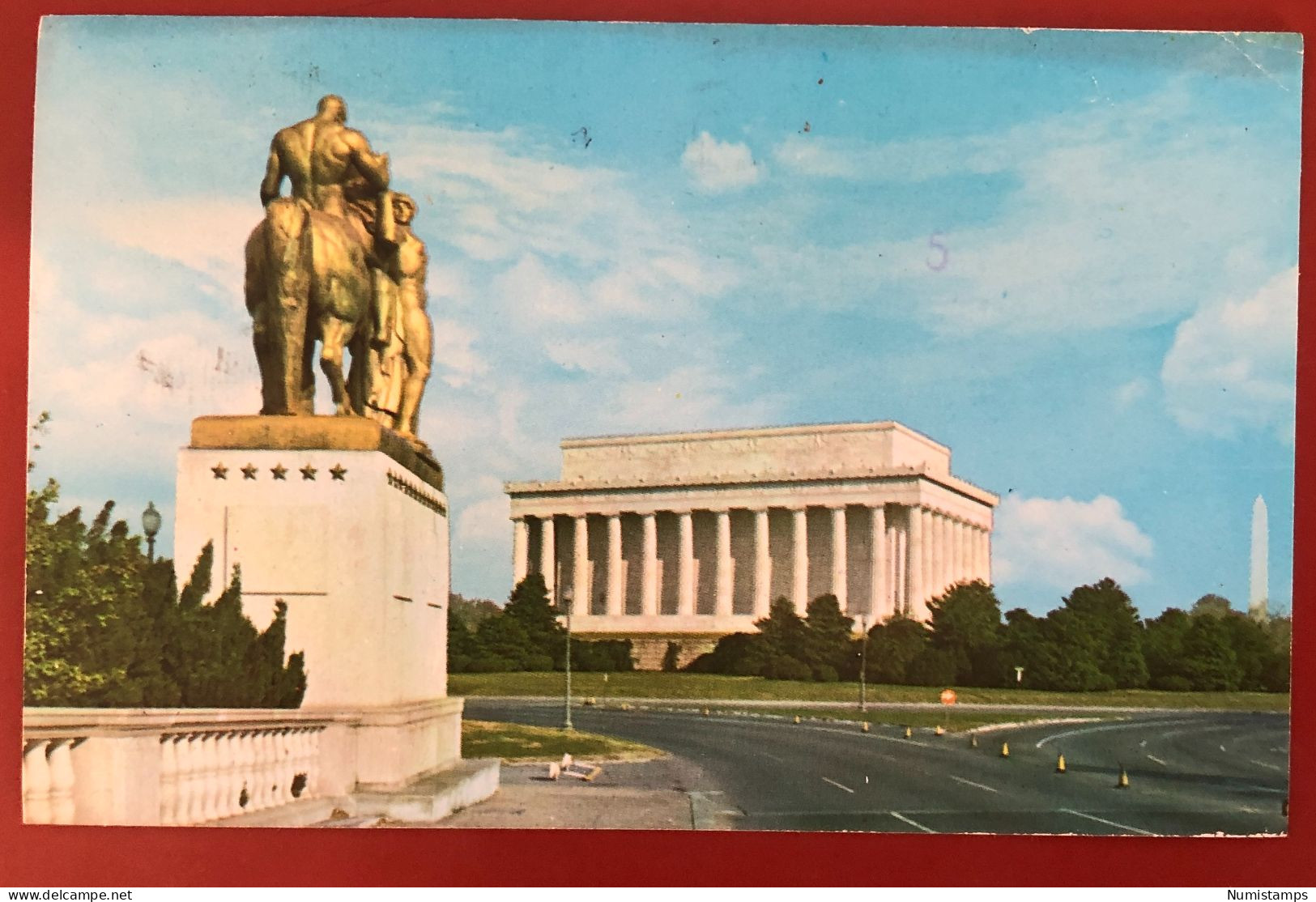 THE LINCOLN MEMORIAL - Washington, DC, USA - 1973 (c546) - Sonstige & Ohne Zuordnung