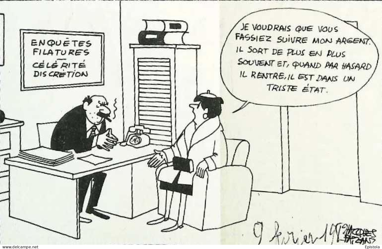 ► Coupure De Presse  Quotidien Le Figaro Jacques Faisant 1983  Téléphone Cigare - 1950 - Today